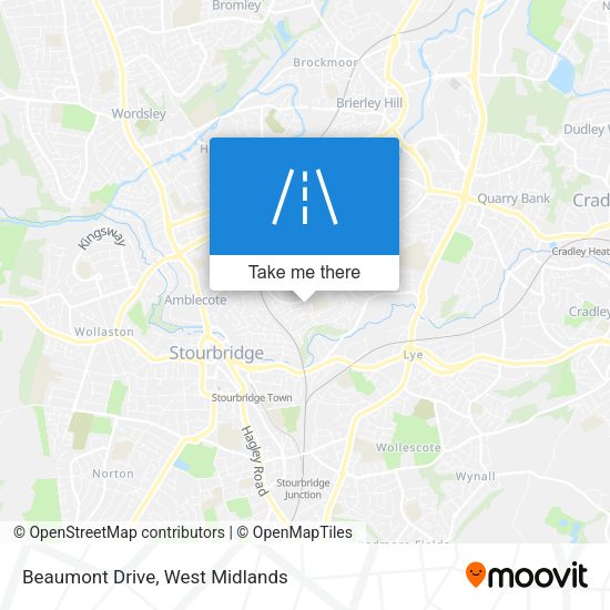 Beaumont Drive map