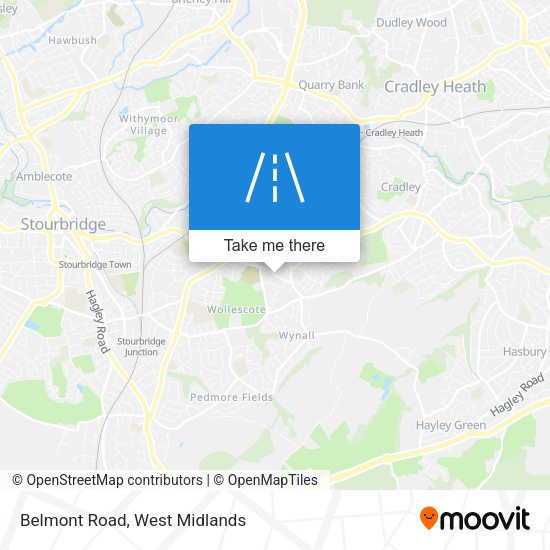 Belmont Road map