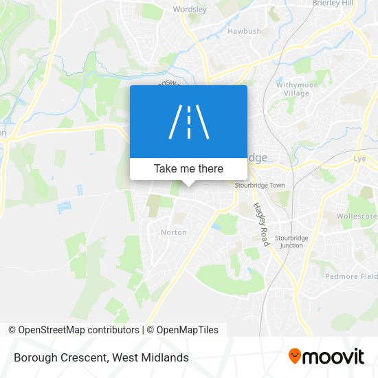 Borough Crescent map