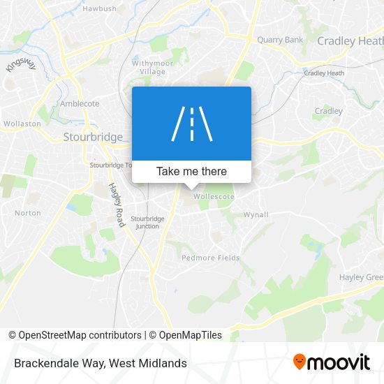 Brackendale Way map