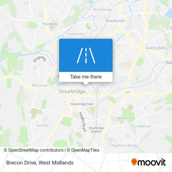 Brecon Drive map