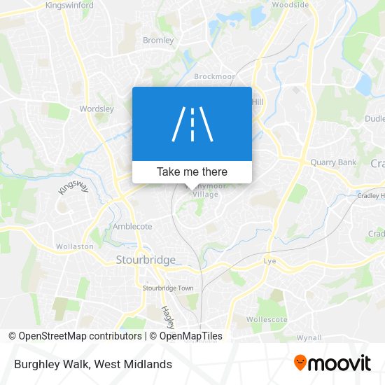 Burghley Walk map