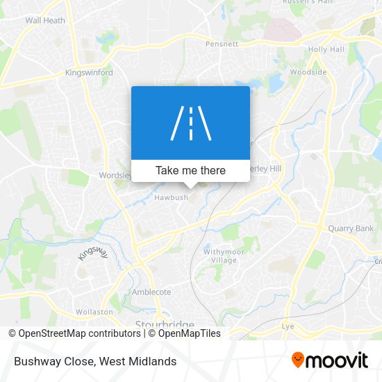Bushway Close map