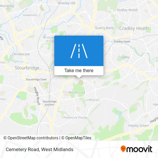 Cemetery Road map