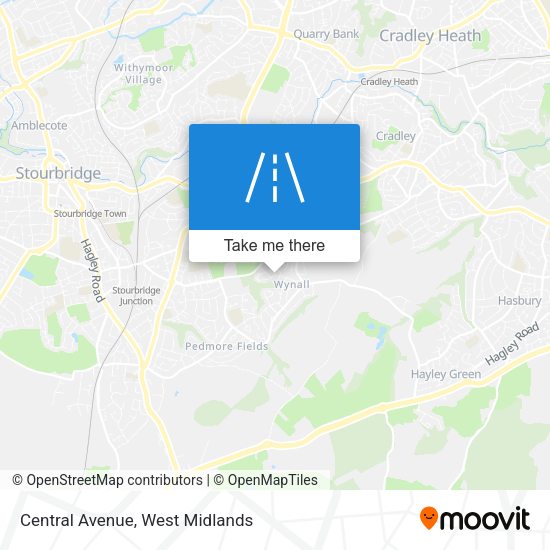 Central Avenue map