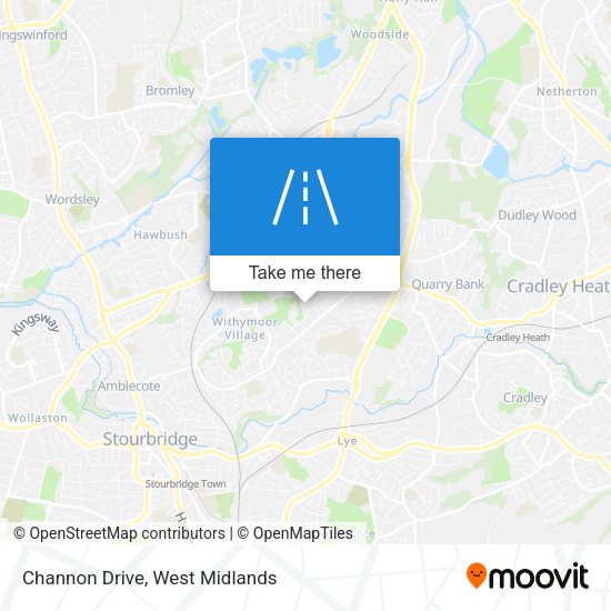 Channon Drive map