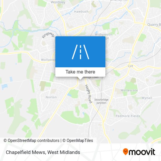 Chapelfield Mews map