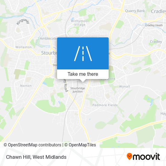 Chawn Hill map