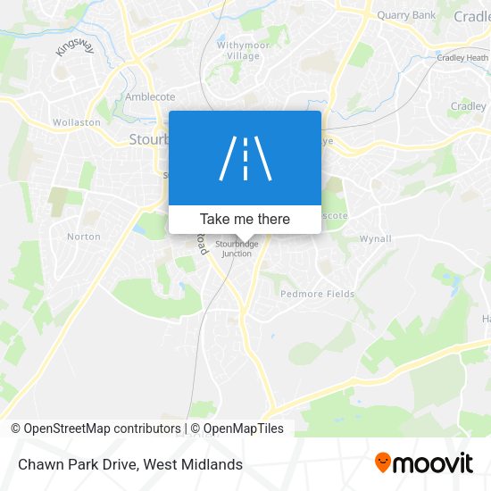 Chawn Park Drive map
