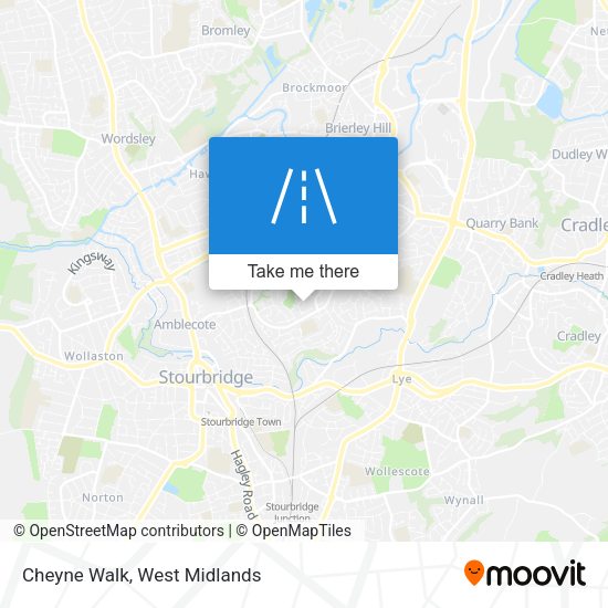 Cheyne Walk map