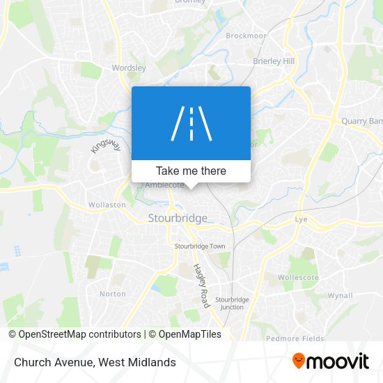 Church Avenue map