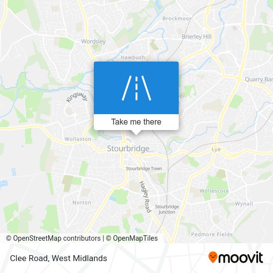 Clee Road map
