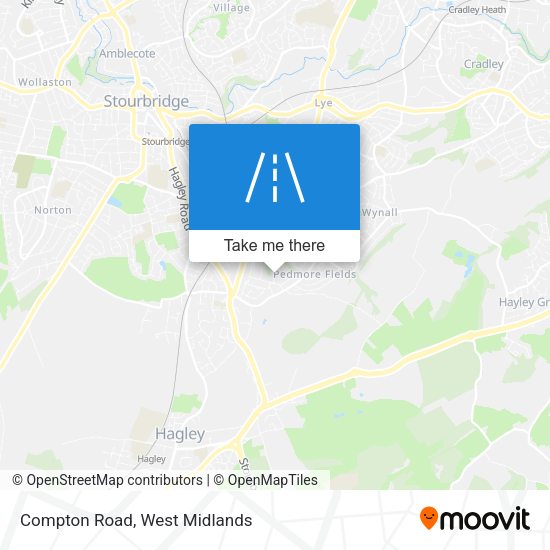 Compton Road map
