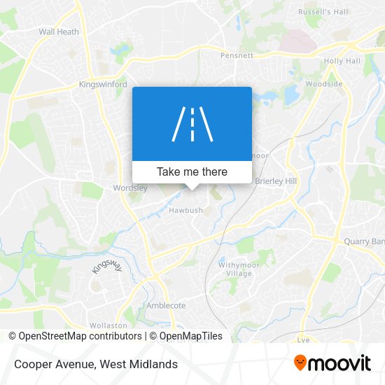 Cooper Avenue map