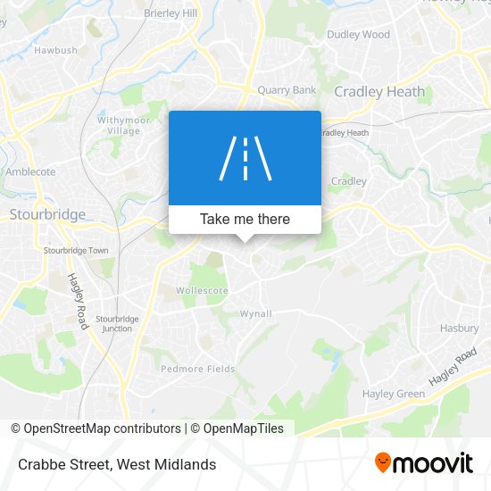 Crabbe Street map