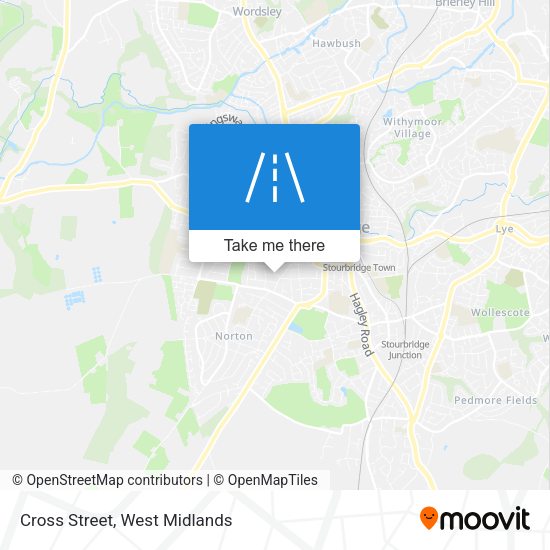 Cross Street map