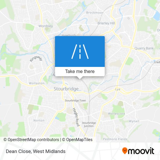 Dean Close map