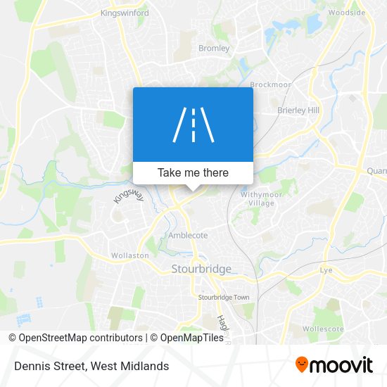Dennis Street map