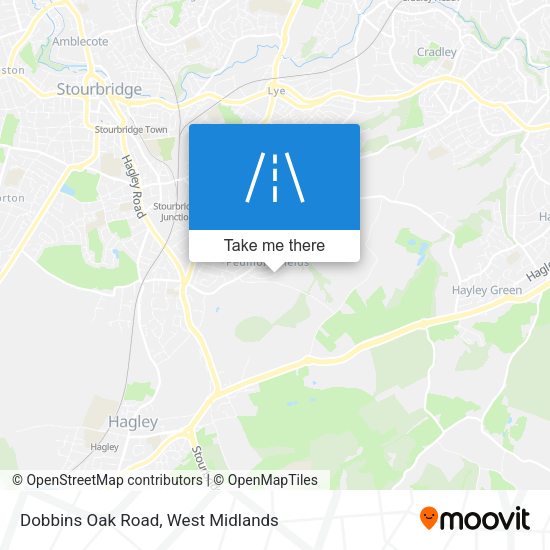 Dobbins Oak Road map