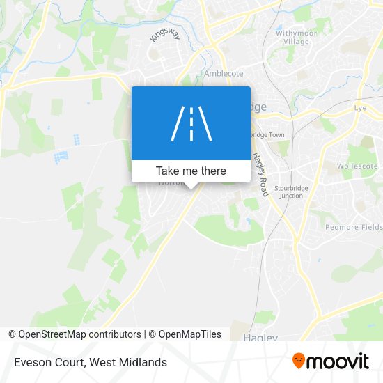 Eveson Court map