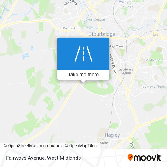 Fairways Avenue map