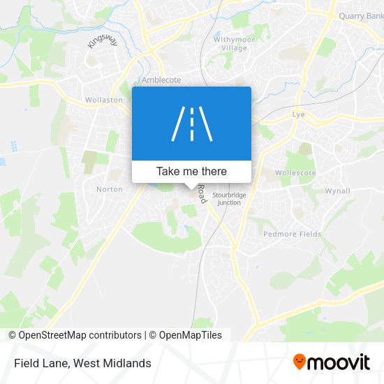 Field Lane map