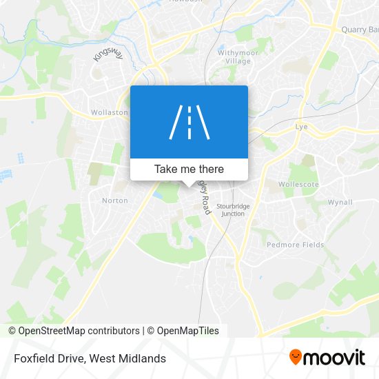 Foxfield Drive map