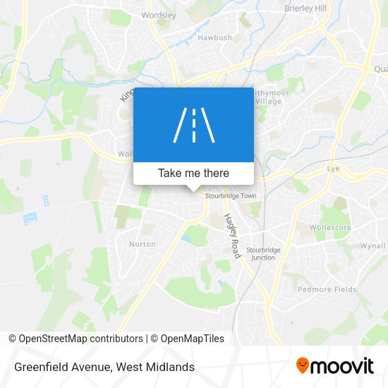 Greenfield Avenue map