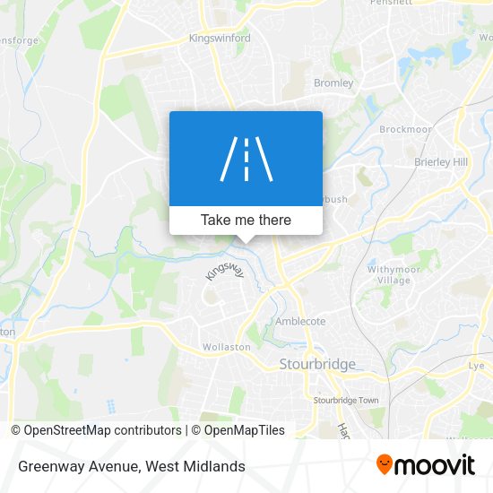 Greenway Avenue map
