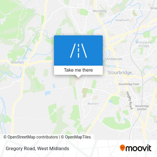 Gregory Road map