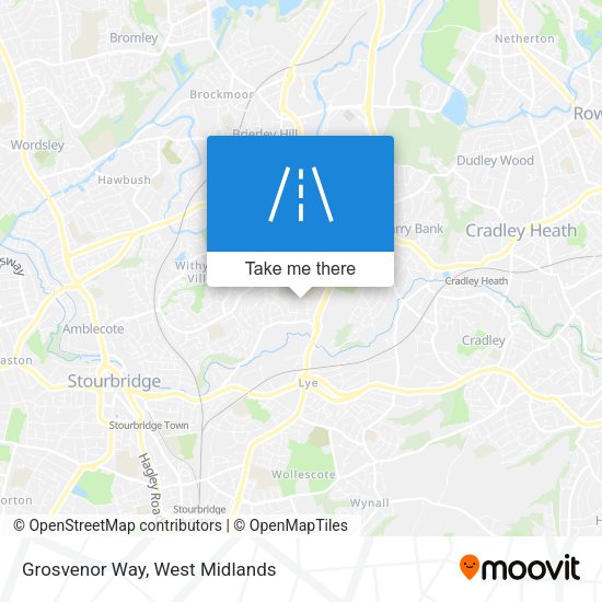 Grosvenor Way map