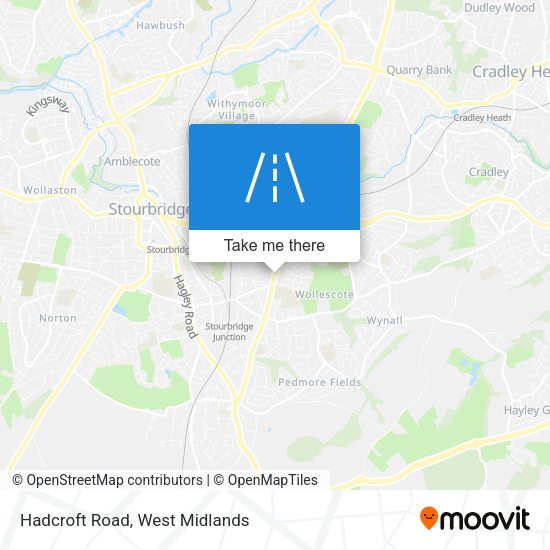 Hadcroft Road map