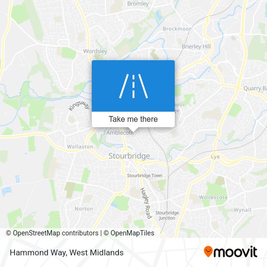 Hammond Way map