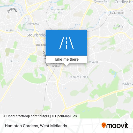 Hampton Gardens map