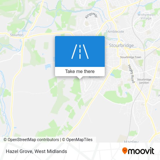 Hazel Grove map