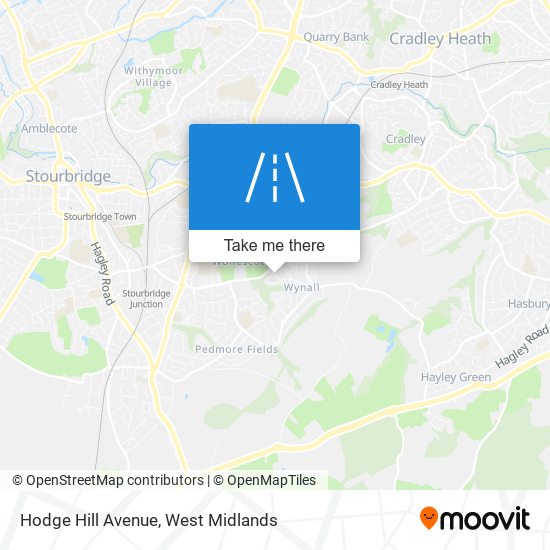 Hodge Hill Avenue map