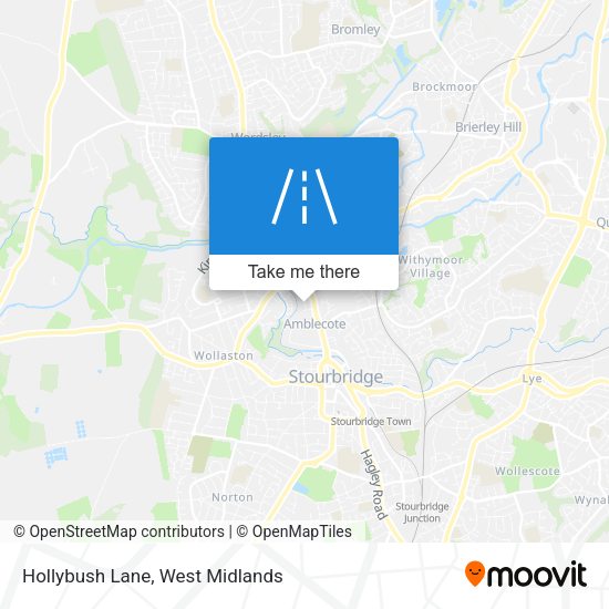 Hollybush Lane map