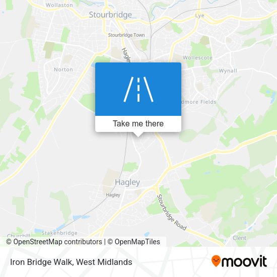 Iron Bridge Walk map