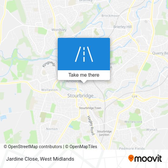 Jardine Close map