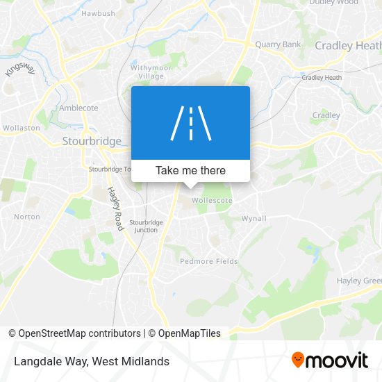 Langdale Way map