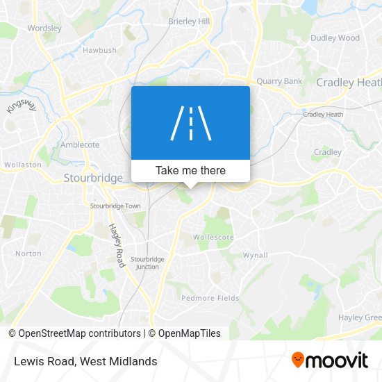 Lewis Road map