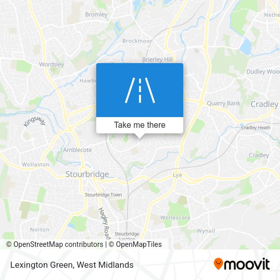 Lexington Green map