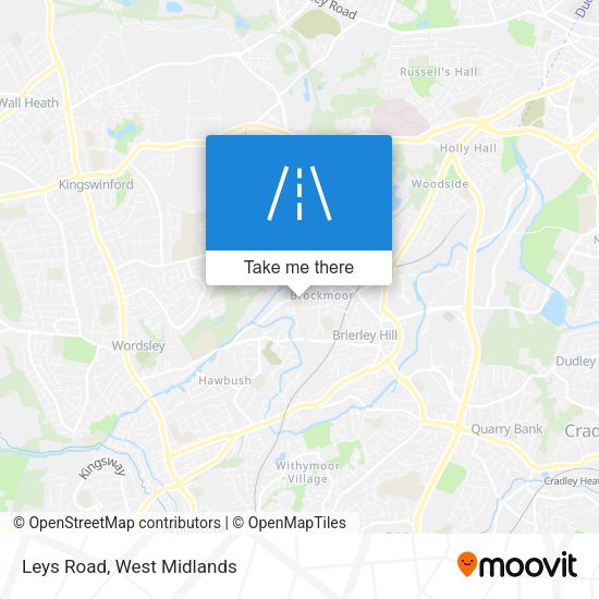 Leys Road map