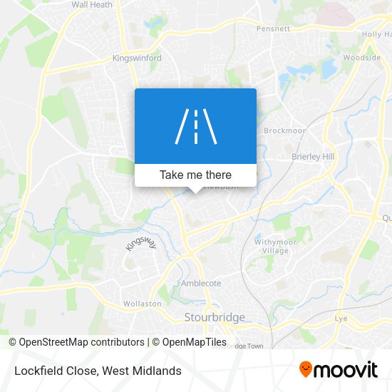 Lockfield Close map