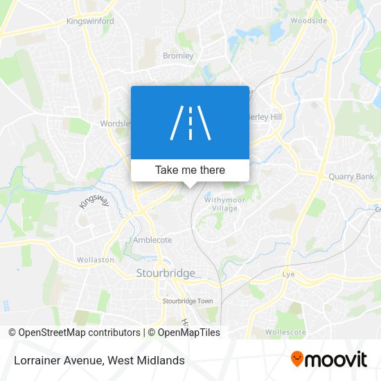 Lorrainer Avenue map
