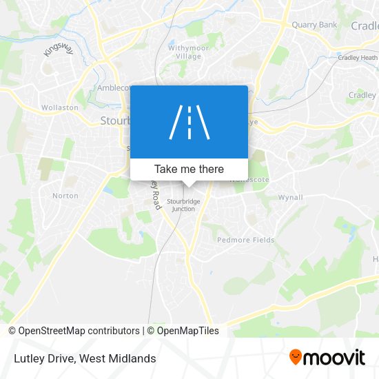 Lutley Drive map