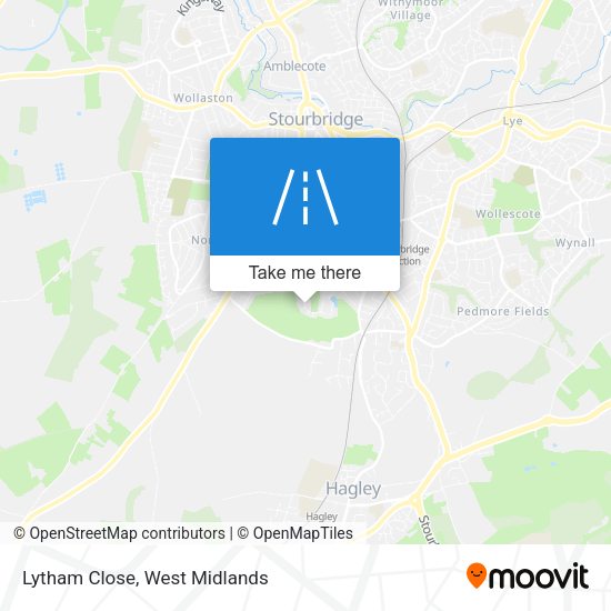 Lytham Close map