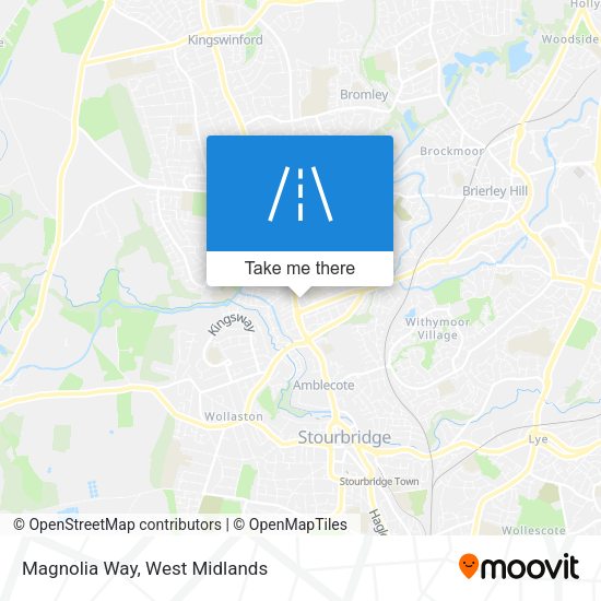 Magnolia Way map