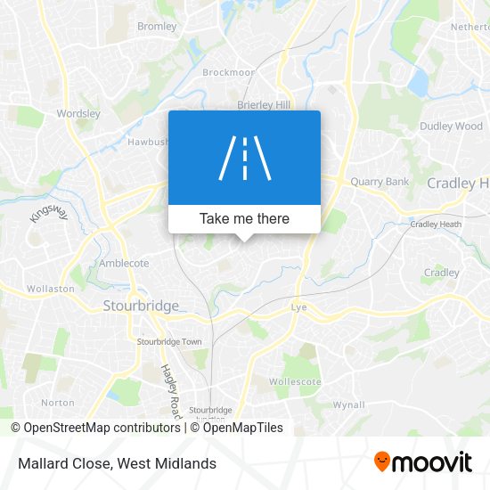 Mallard Close map