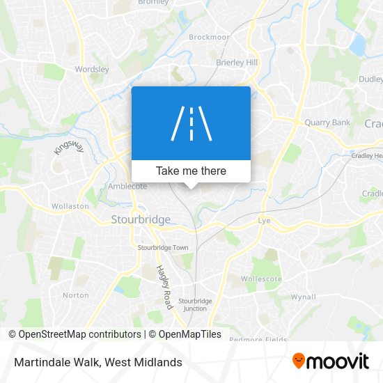 Martindale Walk map